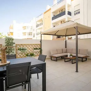 Apartment Modern 3br W/ Lg Terrace, Bbq, Ac & Parking, Tavira